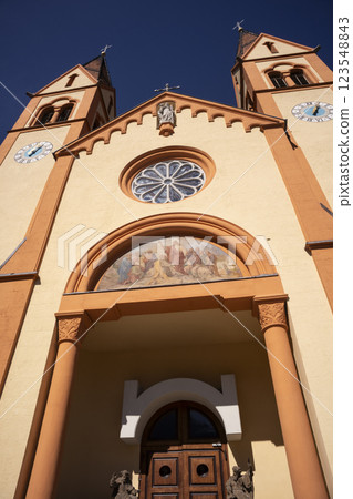 Parish church of Peter and Paul in Telfs, Tyrol, Austria 123548843