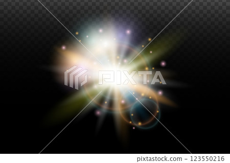 abstract light effect with sparks abstract light effect with sparks 123550216