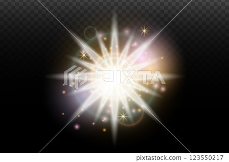 bright glowing light on transparent background bright glowing light on transparent background 123550217