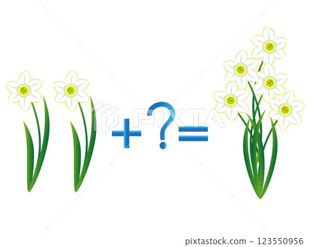 Educational games for children, mathematical addition. Educational games for children, mathematical addition. 123550956