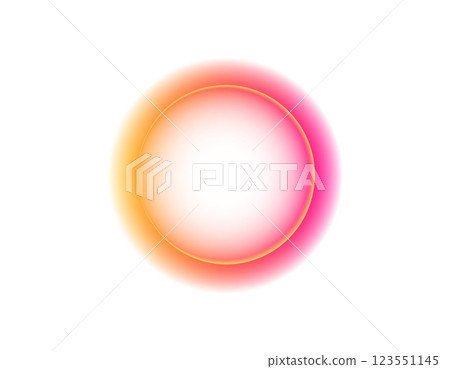 Radiant circular gradient with soft halo effect 123551145
