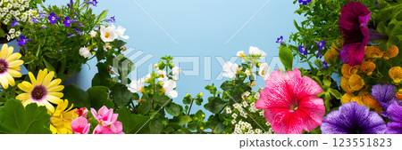 Spring decoration of a home balcony Spring decoration of a home balcony 123551823