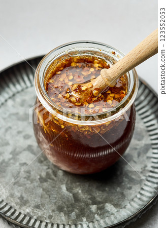 hot honey sauce hot honey sauce 123552053