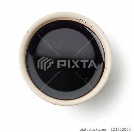 bowl of soy sauce bowl of soy sauce 123552063