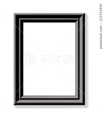 Black picture frame isolated on white background Black picture frame isolated on white background 123553440