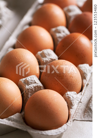 Carton of eggs 123553460