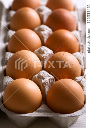Carton of eggs 123553461