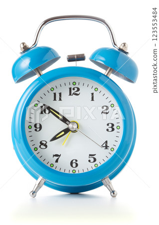 Alarm clock on white background Alarm clock on white background 123553484