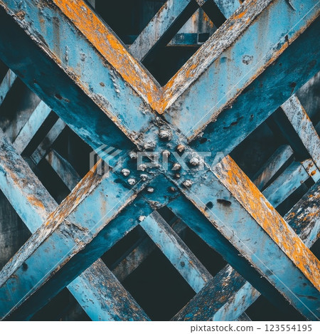 background of many metal structures 123554195