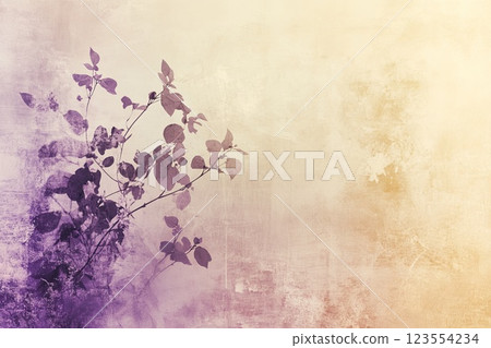 Lilac, beige, olive and green shades abstract floral background 123554234