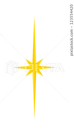 Star of Bethlehem Icon. Christmas star. Glitter Sparkling 123554420