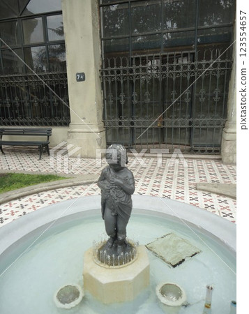 Fuente neptuno in the city of Santiago Chile 123554657