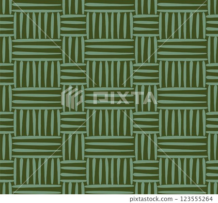 Green Rattan seamless pattern. Texture of the weave. Vector illustration. Green Rattan seamless pattern. Texture of the weave. Vector illustration. 123555264