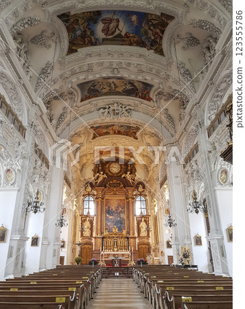 Monastery Benediktbeuren, Bavaria, Germany Monastery Benediktbeuren, Bavaria, Germany 123555786