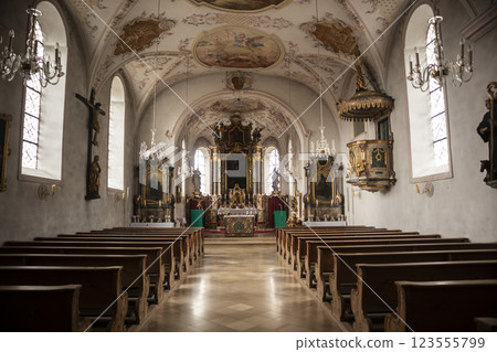 Church St. Michael, Kochel am See, Bavaria, Germany 123555799