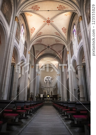 Parish church of Peter and Paul in Telfs, Tyrol, Austria 123555829