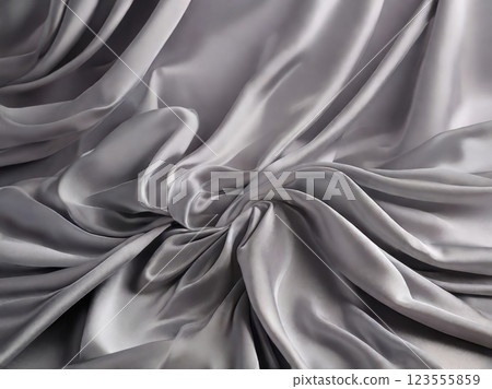 Elegant silk fabric with soft flowing folds. Elegant silk fabric with soft flowing folds. 123555859