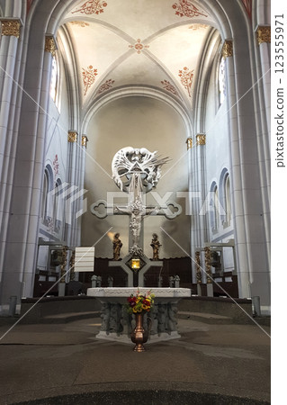 Parish church of Peter and Paul in Telfs, Tyrol, Austria Parish church of Peter and Paul in Telfs, Tyrol, Austria 123555971