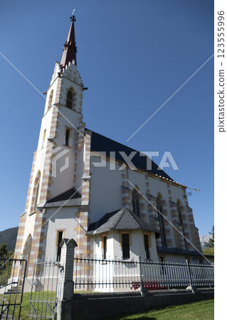 Pilgrimage church Maria Locherboden in Motz, Tyrol, Austria 123555996