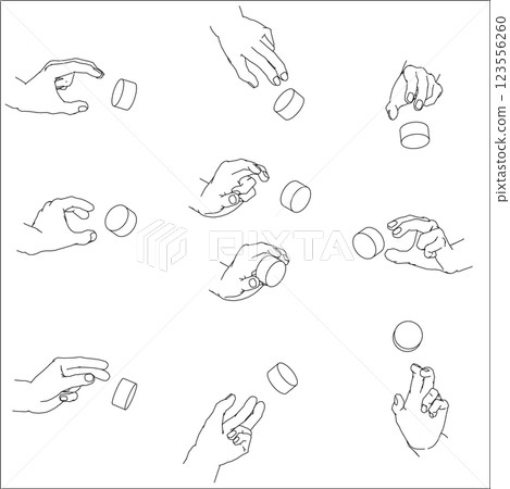 hand, grab, hold, push, grab, pinch, hold, take, bottle, index finger, set, knock, tap, wrap, finger 123556260