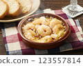Delicious shrimp ajillo 123557814