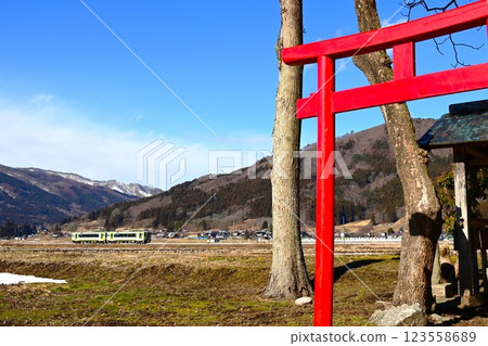 日本傳統風景:遠野市綾織週邊風景 日本傳統風景:遠野市綾織週邊風景 123558689