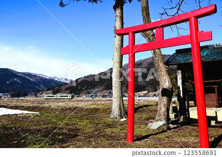 Traditional Japanese scenery: Scenery around Ayaori, Tono City Traditional Japanese scenery: Scenery around Ayaori, Tono City 123558691