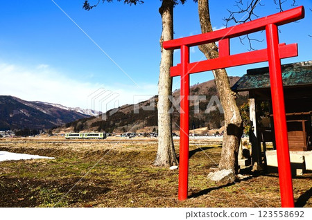 Traditional Japanese scenery: Scenery around Ayaori, Tono City Traditional Japanese scenery: Scenery around Ayaori, Tono City 123558692
