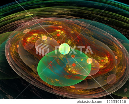 Imaginatory fractal abstract background Image 123559116