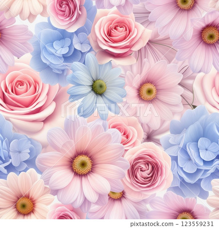 Floral illustration background image 123559231