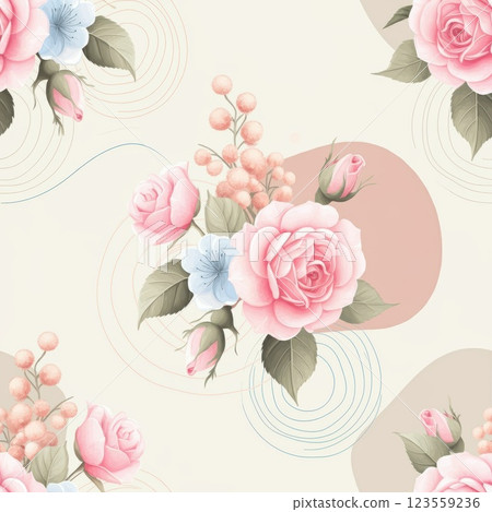 Floral illustration background image 123559236