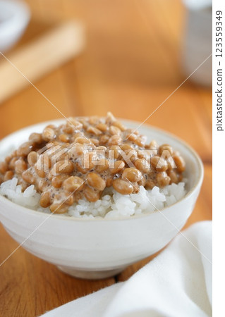 Natto rice Natto rice 123559349