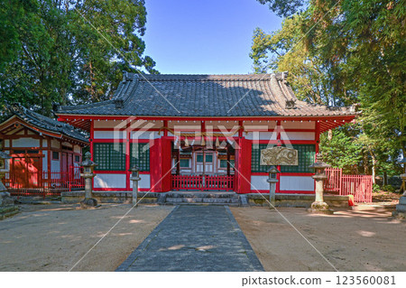 奈良縣北葛城郡久藤神社拜殿 123560081
