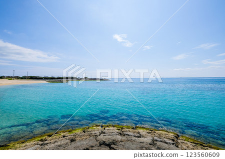 Bibi Beach in Itoman, Okinawa 123560609