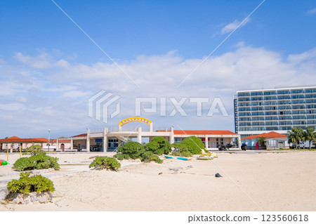 Bibi Beach in Itoman, Okinawa 123560618