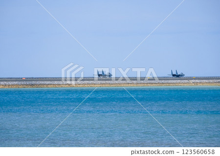 Bibi Beach in Itoman, Okinawa 123560658