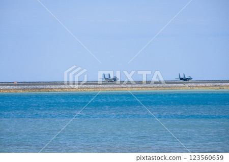 沖繩糸滿市的美美海灘 123560659