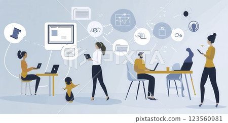 Adaptive Learning Models with Vector Illustrations for Innovative Education Adaptive Learning Models with Vector Illustrations for Innovative Education 123560981