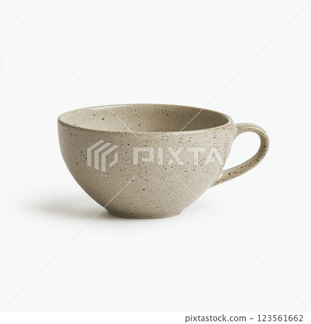 Minimal Mockup of Coffee Cup Isolated on White Background 123561662