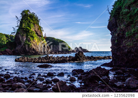 Ishikawa: The magnificent view of Noto, Noto Kongo, Ganmon, July 2010 Ishikawa: The magnificent view of Noto, Noto Kongo, Ganmon, July 2010 123562098