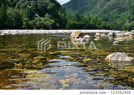 A beautiful, clear stream in the mountains 123562456