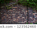 Red brick wall 123562460