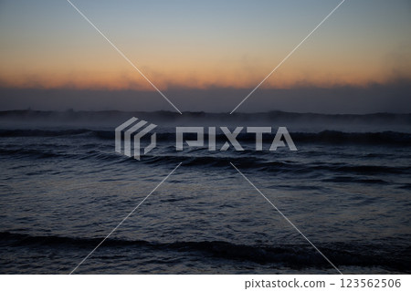 A fantastic morning of sea fog A fantastic morning of sea fog 123562506