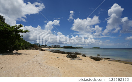 A hidden beach in Onna Village, Okinawa A hidden beach in Onna Village, Okinawa 123562533