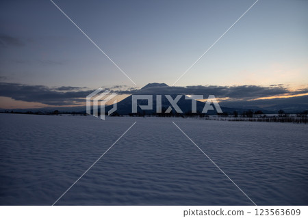 Snowy Mount Yotei Snowy Mount Yotei 123563609