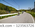 Lake Nakanishi in spring 123563726