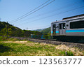 Lake Nakanishi in spring 123563777