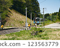 Lake Nakanishi in spring 123563779