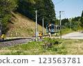 Lake Nakanishi in spring 123563781