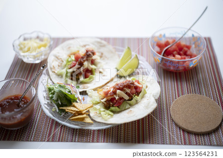 Mexican food classic tacos Mexican food classic tacos 123564231